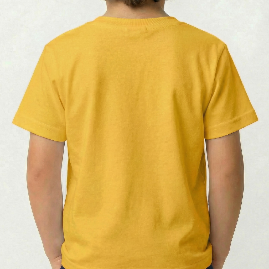 Camiseta Infantil Lisa 100% Algodão de Alta Qualidade