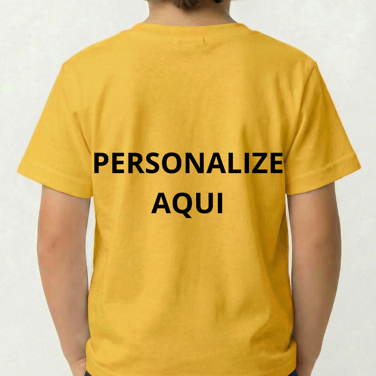 Camiseta Infantil Personalizada 100% Algodão Estampa de Alta Qualidade