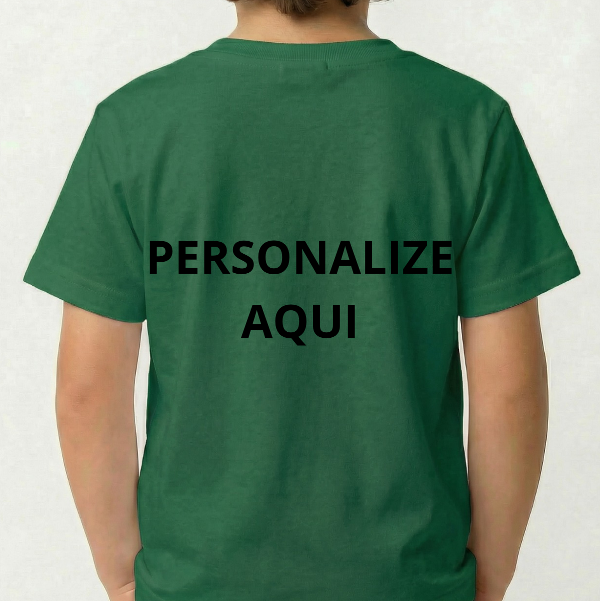Camiseta Infantil Personalizada 100% Algodão Estampa de Alta Qualidade