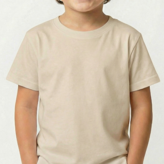 Camiseta Infantil Lisa 100% Algodão de Alta Qualidade
