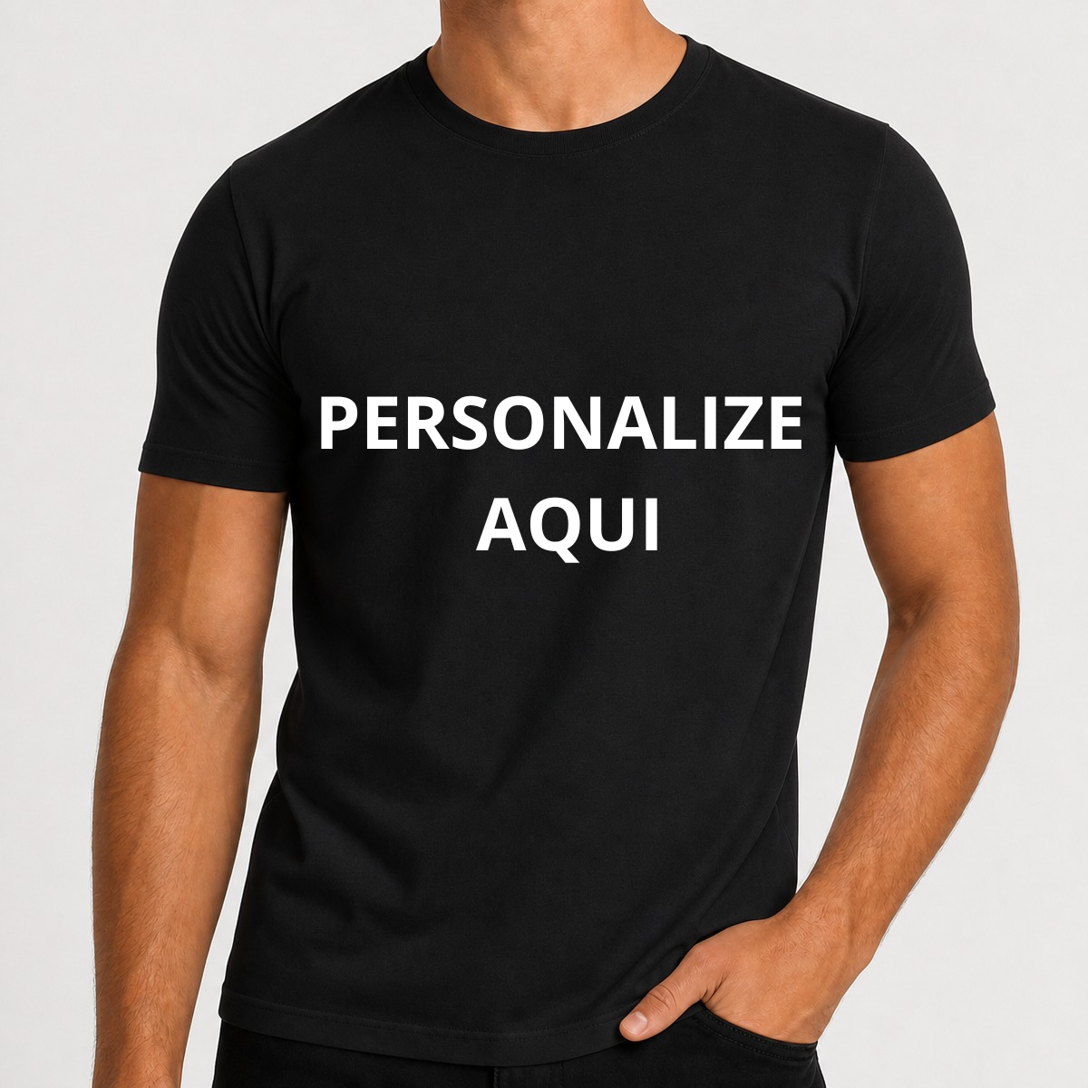 Camiseta Adulta Personalizada 100% Algodão Estampa de Alta Qualidade