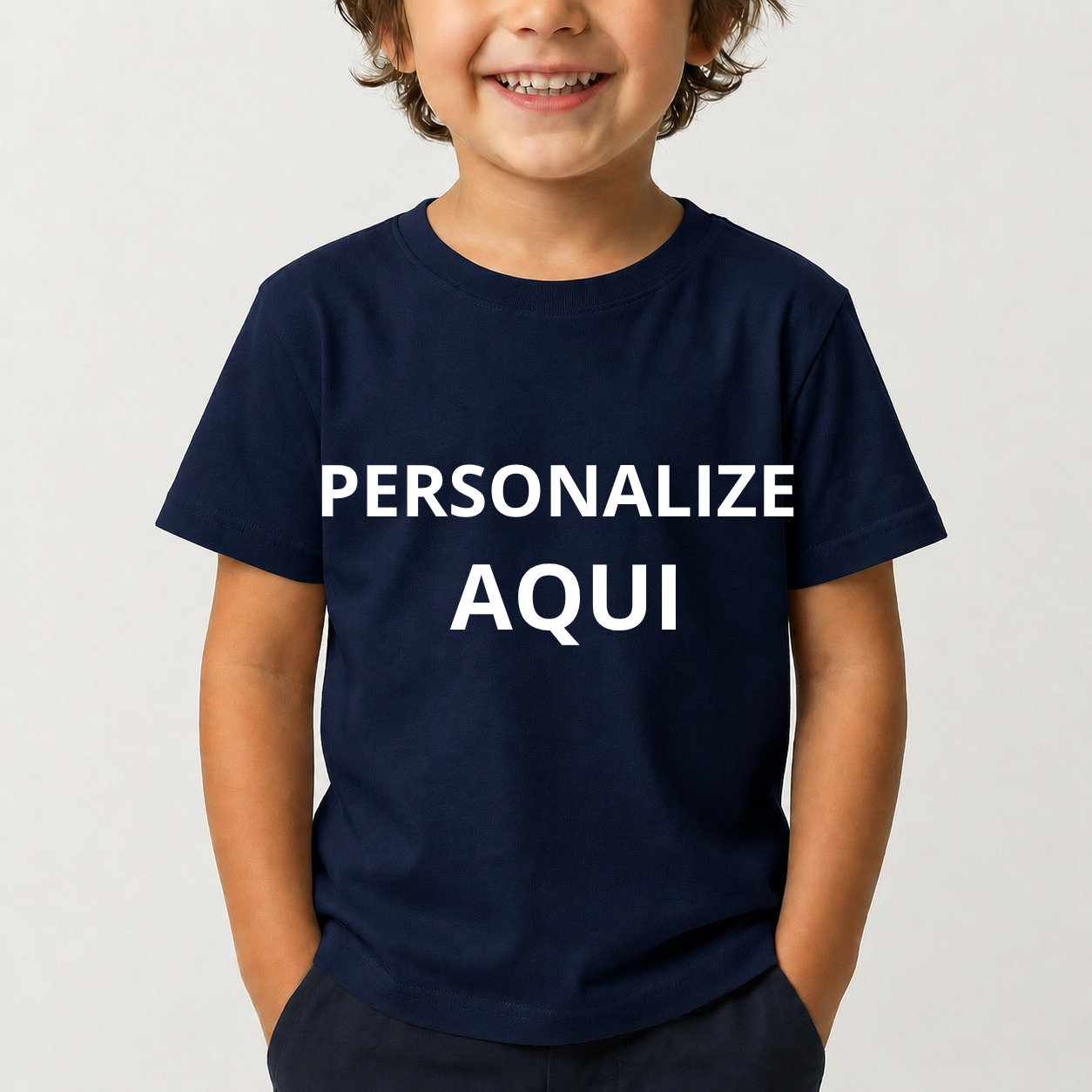 Camiseta Infantil Personalizada 100% Algodão Estampa de Alta Qualidade