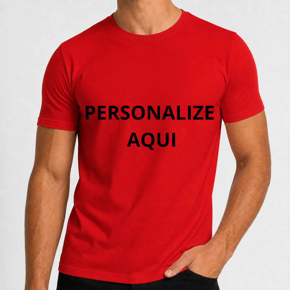 Camiseta Adulta Personalizada 100% Algodão Estampa de Alta Qualidade