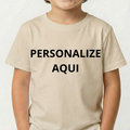Camiseta Infantil Personalizada 100% Algodão Estampa de Alta Qualidade