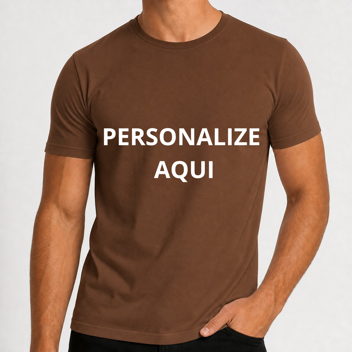 Camiseta Adulta Personalizada 100% Algodão Estampa de Alta Qualidade