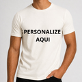 Camiseta Adulta Personalizada 100% Algodão Estampa de Alta Qualidade