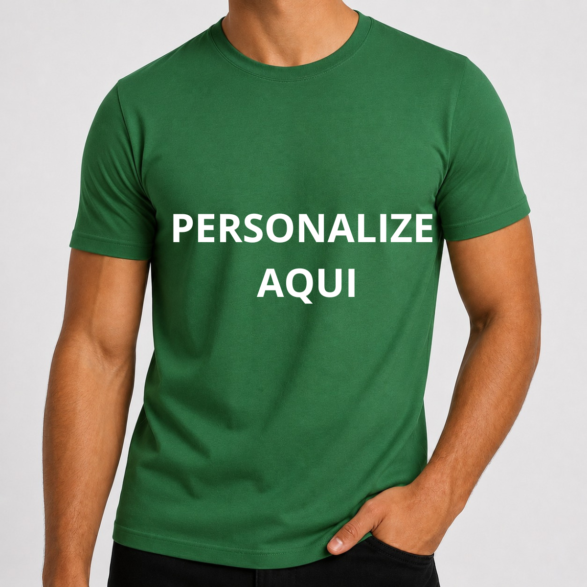 Camiseta Adulta Personalizada 100% Algodão Estampa de Alta Qualidade