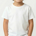 Camiseta Infantil Lisa 100% Algodão de Alta Qualidade