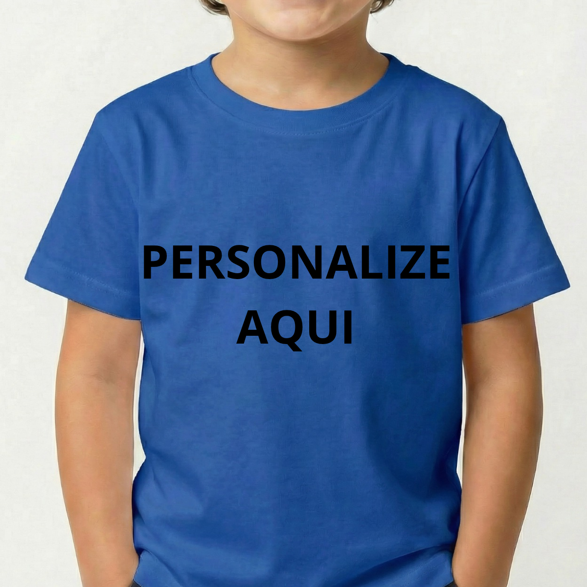 Camiseta Infantil Personalizada 100% Algodão Estampa de Alta Qualidade