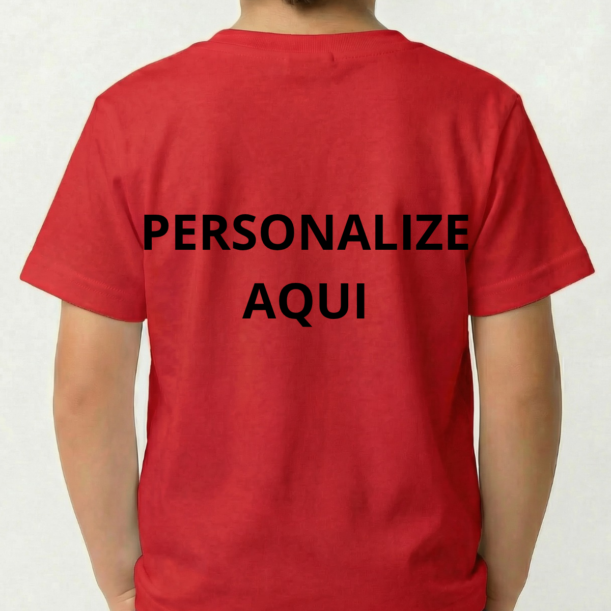Camiseta Infantil Personalizada 100% Algodão Estampa de Alta Qualidade